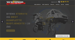 Desktop Screenshot of budbilexpressen.no